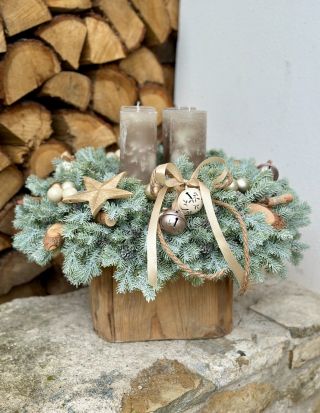 PREMIUM adventní věnec 50 cm, předobjednávky🌟💌: Pokud patříte k těm, kdo každoročně shání adventní věnec na poslední...